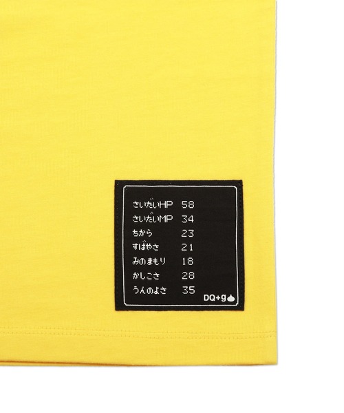 Design Tshirts Store graniph（デザイン　ティーシャツ　ストア　グラニフ）の「ホイミスライム(ドラゴンクエスト)｜コラボキッズTシャツ（Tシャツ/カットソー・キッズ・イエロー・130/120/90/140/110/100）」の4枚目の写真