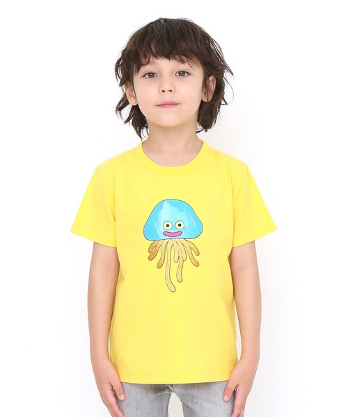 Design Tshirts Store graniph（デザイン　ティーシャツ　ストア　グラニフ）の「ホイミスライム(ドラゴンクエスト)｜コラボキッズTシャツ（Tシャツ/カットソー・キッズ・イエロー・130/120/90/140/110/100）」の10枚目の写真
