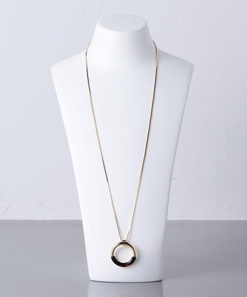 UNITED ARROWS(ユナイテッドアローズ)の「<UNITED ARROWS>コンビ サークル ネックレス(ネックレス・レディース・シルバー/ゴールド・FREE)」の9枚目の写真