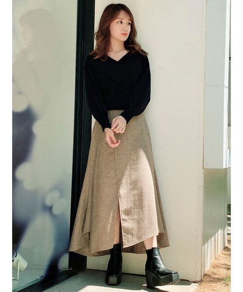 dazzlin（ダズリン）の「サイドゴアショートブーツ（ブーツ・レディース・グレー/ブラック/ブラウン・SMALL/MEDIUM/LARGE）」の10枚目の写真