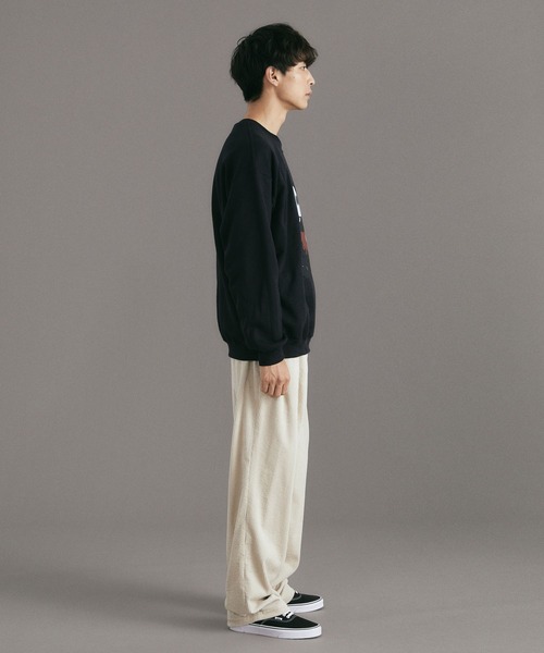 DELUXE(デラックス)の「DELUXE x Disney Crew neck sweat(スウェット・メンズ・グレー/ブラック・XL/M/S/L)」の18枚目の写真