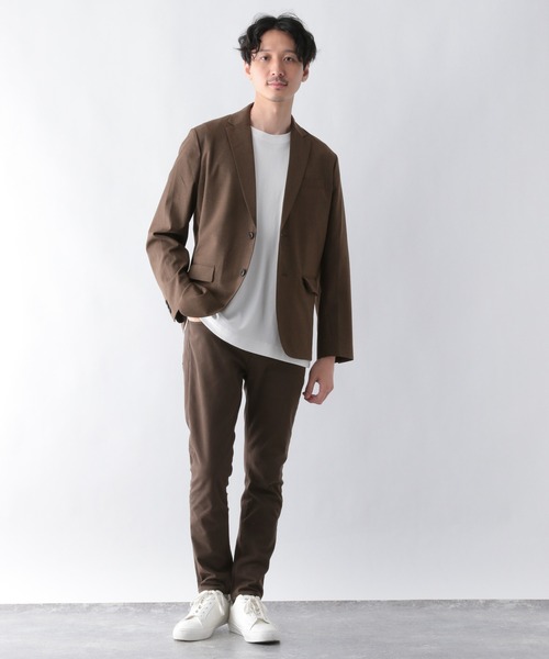 GLOBAL WORK（グローバルワーク）の「URBAN　ジャケット／F/951319（テーラードジャケット・メンズ・ブラック/グレー/ブラウン系その他7/ネイビー・LARGE/MEDIUM/SMALL）」の6枚目の写真