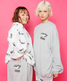 フードサガラ刺繍スウェット