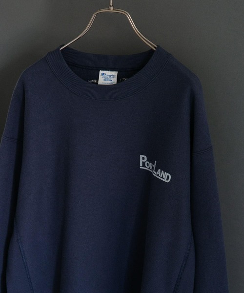Champion（チャンピオン）の「『別注』Champion×DOORS　RWクルー（スウェット・メンズ・グレー/ネイビー/ベージュ・LARGE/MEDIUM）」の8枚目の写真