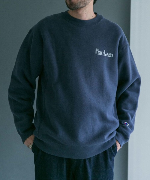 Champion（チャンピオン）の「『別注』Champion×DOORS　RWクルー（スウェット・メンズ・グレー/ネイビー/ベージュ・LARGE/MEDIUM）」の10枚目の写真