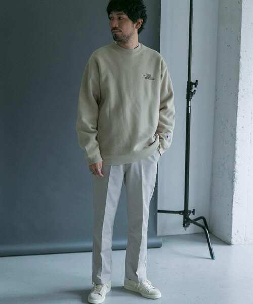 Champion（チャンピオン）の「『別注』Champion×DOORS　RWクルー（スウェット・メンズ・グレー/ネイビー/ベージュ・LARGE/MEDIUM）」の22枚目の写真