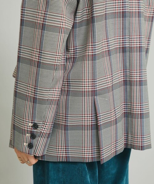 MATURED(マチュアード)の「【MATURED】チェックテーラードジャケット(テーラードジャケット・レディース・ブラウン/グレー・FREE)」の6枚目の写真