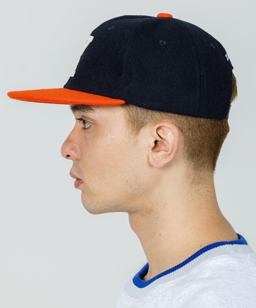 XLARGE（エクストララージ）の「BI COLOR FRONTPATCH CAP（キャップ・メンズ・ブラック/ネイビー/グレー・ONE SIZE）」の6枚目の写真