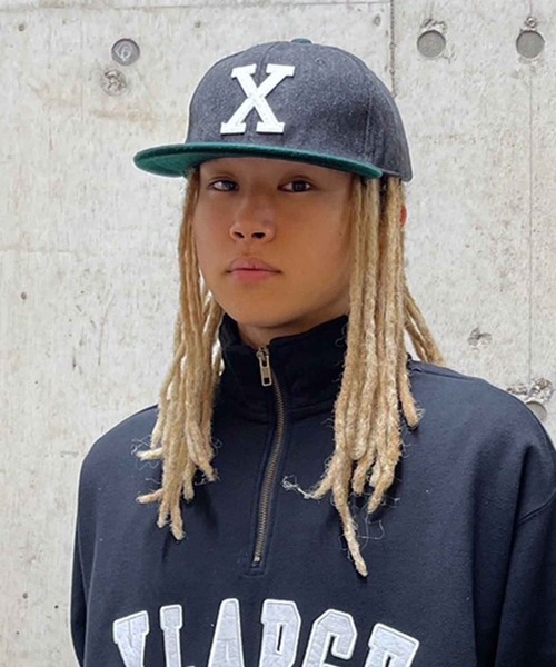 XLARGE（エクストララージ）の「BI COLOR FRONTPATCH CAP（キャップ・メンズ・ブラック/ネイビー/グレー・ONE SIZE）」の15枚目の写真