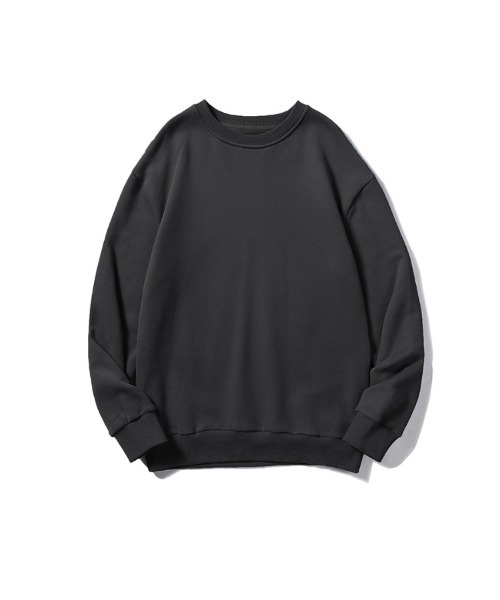 Ressaca（レサーカ）の「オーバーサイズ プルオーバー ビッグスウェットトレーナー（スウェット・レディース・ホワイト/ブラック/パープル/グレー/レッド/サックスブルー/ピンク/ブルー/グリーン/ライトベージュ/チャコール・M/L/XL）」の12枚目の写真