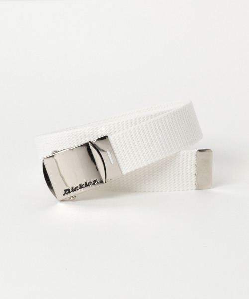 Dickies（ディッキーズ）の「【DICKIES/ディッキーズ】ストリートスタイルのワンポイントにマストアイテム 無地 ロング丈 シンプル ガチャベルト GIベルト（ベルト・メンズ・ホワイト/レッド/イエロー/グリーン/ブラック系その他/ベージュ系その他/ブルー系その他・FREE）」の2枚目の写真