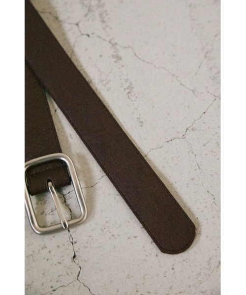 STYLEMIXER(スタイルミキサー)の「レザーユニセックスベルト(ベルト・レディース・ブラウン/ブラック・FREE)」の8枚目の写真