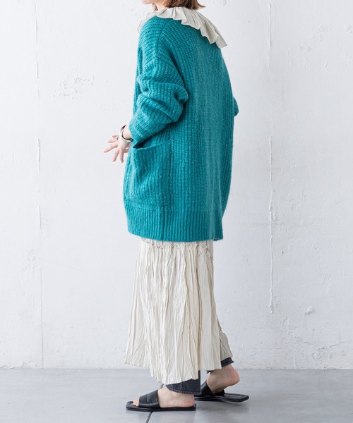 CIAOPANIC TYPY（チャオパニックティピー）の「【付け襟付き】ワッシャーワンピース（ワンピース・レディース・アイボリー/ブラック/イエロー・ONE SIZE）」の7枚目の写真