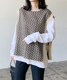 LIAN | ジャガードニットベスト(ニット/セーター)