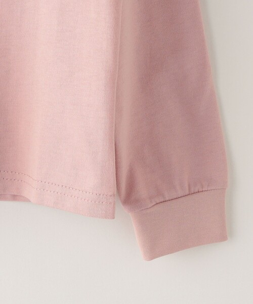 SHIPS（シップス）の「【WEB限定】SHIPS KIDS:100～160cm / ＜家族おそろい＞SHIPS マイクロロゴ ロングスリーブ TEE（Tシャツ/カットソー・キッズ・ホワイト/ブラック/ライトグリーン/ネイビー/キャメル/ピンク/ラベンダー/ホワイト系・100/110/120/130/S/145/M/160）」の20枚目の写真