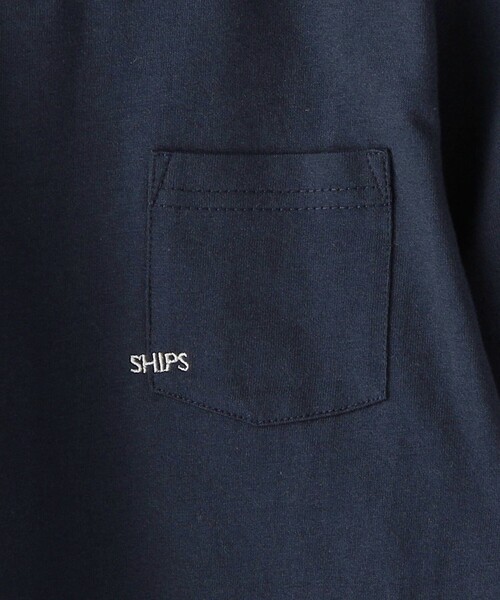 SHIPS（シップス）の「【WEB限定】SHIPS KIDS:100～160cm / ＜家族おそろい＞SHIPS マイクロロゴ ロングスリーブ TEE（Tシャツ/カットソー・キッズ・ホワイト/ブラック/ライトグリーン/ネイビー/キャメル/ピンク/ラベンダー/ホワイト系・100/110/120/130/S/145/M/160）」の17枚目の写真
