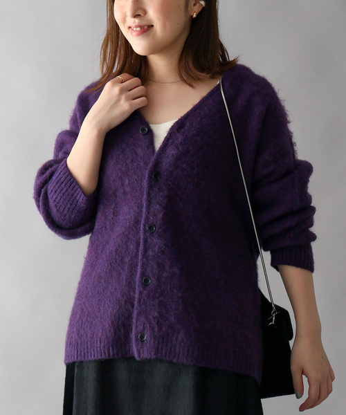 CRH MOHAIR MIX CARDIGAN（カーディガン/ボレロ）｜B.C STOCK（ベー