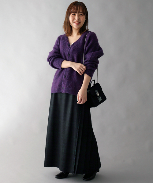 B.C STOCK(ベーセーストック)の「CRH MOHAIR MIX CARDIGAN(カーディガン/ボレロ・メンズ・ブラック/パープル/グリーン・MEDIUM/LARGE)」の20枚目の写真