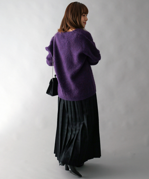 B.C STOCK(ベーセーストック)の「CRH MOHAIR MIX CARDIGAN(カーディガン/ボレロ・メンズ・ブラック/パープル/グリーン・MEDIUM/LARGE)」の19枚目の写真