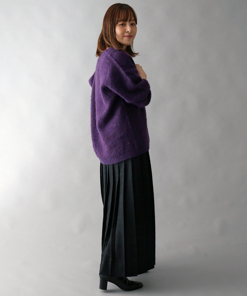 B.C STOCK(ベーセーストック)の「CRH MOHAIR MIX CARDIGAN(カーディガン/ボレロ・メンズ・ブラック/パープル/グリーン・MEDIUM/LARGE)」の18枚目の写真
