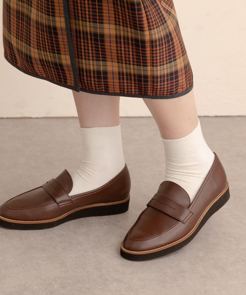 RODE SKO（ロデスコ）の「『MADE IN JAPAN』3センチ軽量ソールローファー（ローファー・レディース・ブラック/ブラウン・36/37/38）」の14枚目の写真