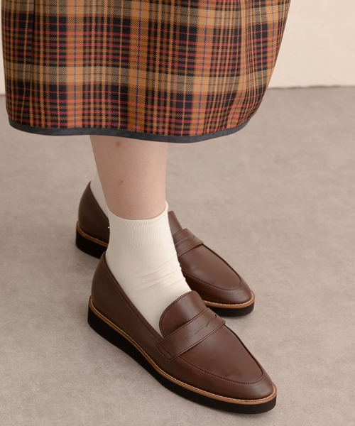 RODE SKO（ロデスコ）の「『MADE IN JAPAN』3センチ軽量ソールローファー（ローファー・レディース・ブラック/ブラウン・36/37/38）」の6枚目の写真