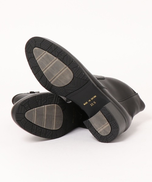 あしながおじさん（アシナガオジサン）の「ストレッチプレーンブーツ　-2410101（ブーツ・レディース・グレー/ブラック・24.5cm/23.0cm/24.0cm/22.5cm/23.5cm）」の18枚目の写真