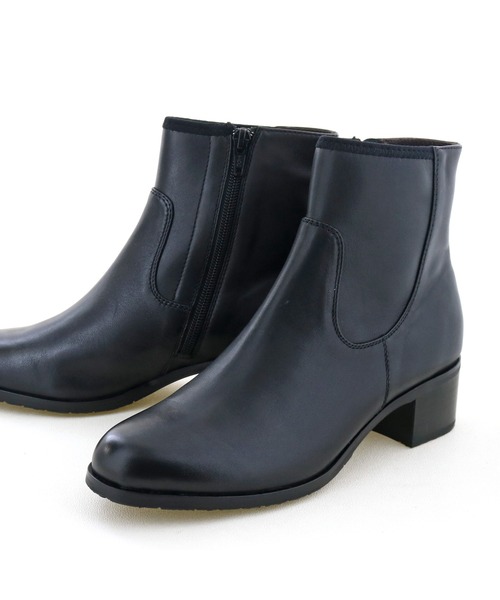 あしながおじさん（アシナガオジサン）の「ストレッチプレーンブーツ　-2410101（ブーツ・レディース・グレー/ブラック・24.5cm/23.0cm/24.0cm/22.5cm/23.5cm）」の13枚目の写真