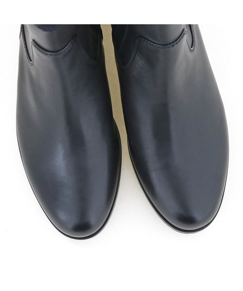 あしながおじさん（アシナガオジサン）の「ストレッチプレーンブーツ　-2410101（ブーツ・レディース・グレー/ブラック・24.5cm/23.0cm/24.0cm/22.5cm/23.5cm）」の16枚目の写真