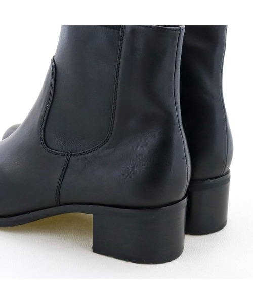 あしながおじさん（アシナガオジサン）の「ストレッチプレーンブーツ　-2410101（ブーツ・レディース・グレー/ブラック・24.5cm/23.0cm/24.0cm/22.5cm/23.5cm）」の17枚目の写真