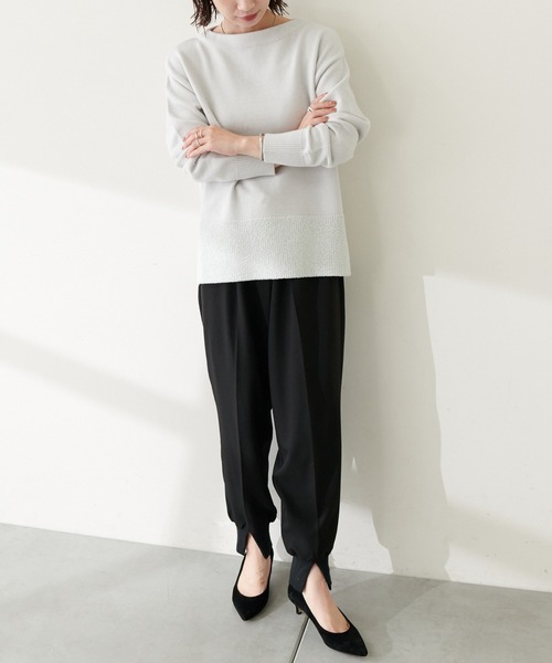 COLLAGE GALLARDAGALANTE 【7部丈】コットンパンツ COLLAGE GALLARDAGALANTE｜【新色登場/ストレッチ素材