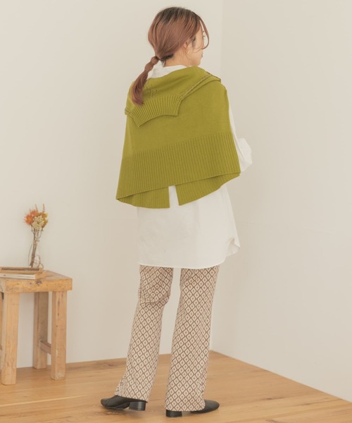 ITEMS URBANRESEARCH（アイテムズ アーバンリサーチ）の「ヒヨクシャツチュニック（シャツ/ブラウス・レディース・ブラック/オフホワイト/カーキ・FREE）」の17枚目の写真