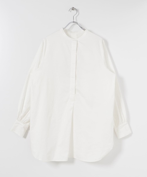 ITEMS URBANRESEARCH（アイテムズ アーバンリサーチ）の「ヒヨクシャツチュニック（シャツ/ブラウス・レディース・ブラック/オフホワイト/カーキ・FREE）」の16枚目の写真