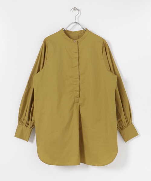 ITEMS URBANRESEARCH（アイテムズ アーバンリサーチ）の「ヒヨクシャツチュニック（シャツ/ブラウス・レディース・ブラック/オフホワイト/カーキ・FREE）」の7枚目の写真