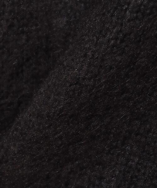 INGNI(イング)の「モヘアタッチ畦ショートニットカーディガン(カーディガン/ボレロ・レディース・ブルー/アイボリー/イエロー系3/グリーン/オレンジ/ブラック/レッド/ピンク・M)」の12枚目の写真