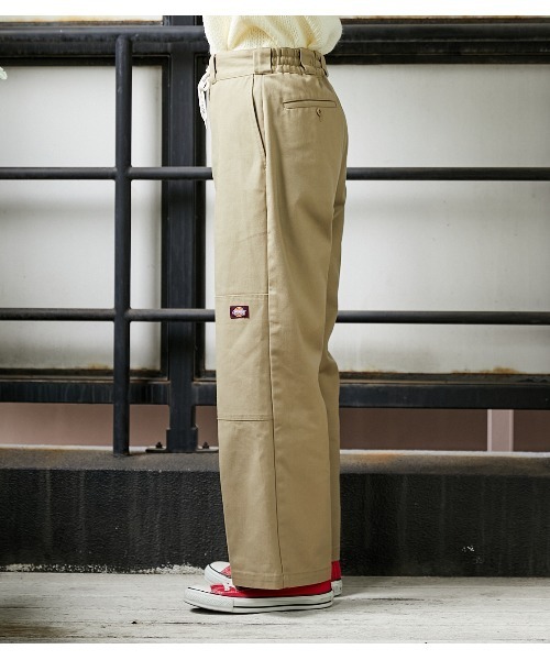 RODEO CROWNS WIDE BOWL(ロデオクラウンズワイドボウル)の「DICKIES Double Knee Work パンツ(チノパンツ・レディース・パープル/グリーン/ブラウン/ベージュ・MEDIUM/SMALL)」の8枚目の写真