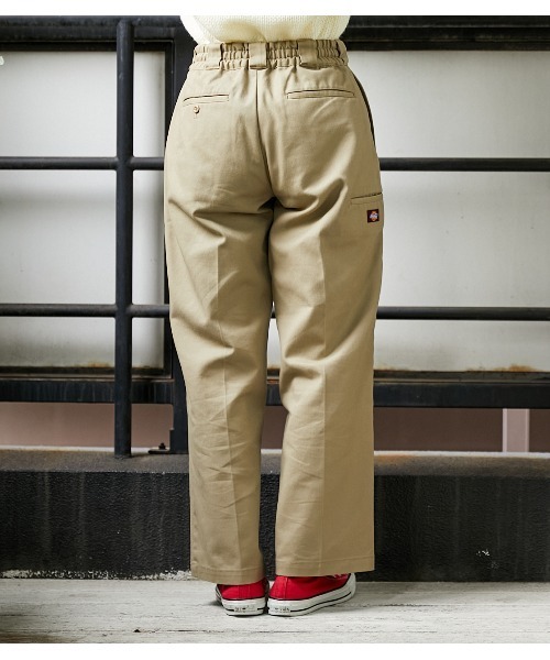 RODEO CROWNS WIDE BOWL(ロデオクラウンズワイドボウル)の「DICKIES Double Knee Work パンツ(チノパンツ・レディース・パープル/グリーン/ブラウン/ベージュ・MEDIUM/SMALL)」の9枚目の写真