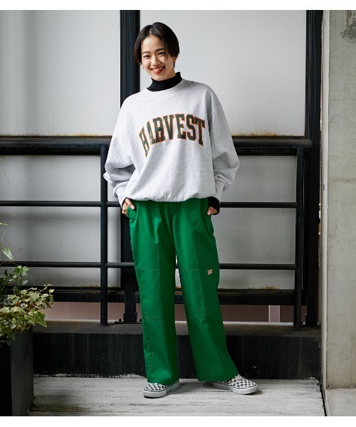 RODEO CROWNS WIDE BOWL(ロデオクラウンズワイドボウル)の「DICKIES Double Knee Work パンツ(チノパンツ・レディース・パープル/グリーン/ブラウン/ベージュ・MEDIUM/SMALL)」の13枚目の写真