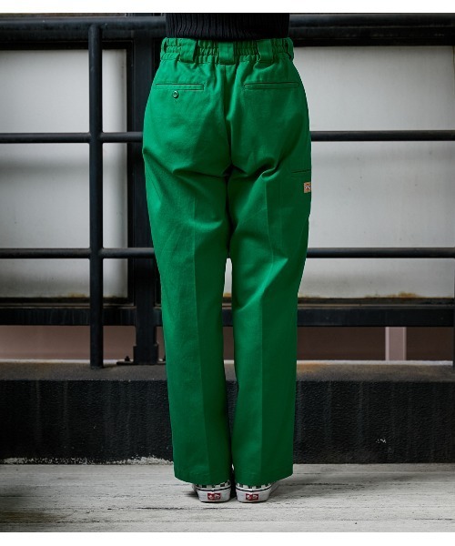 RODEO CROWNS WIDE BOWL(ロデオクラウンズワイドボウル)の「DICKIES Double Knee Work パンツ(チノパンツ・レディース・パープル/グリーン/ブラウン/ベージュ・MEDIUM/SMALL)」の15枚目の写真