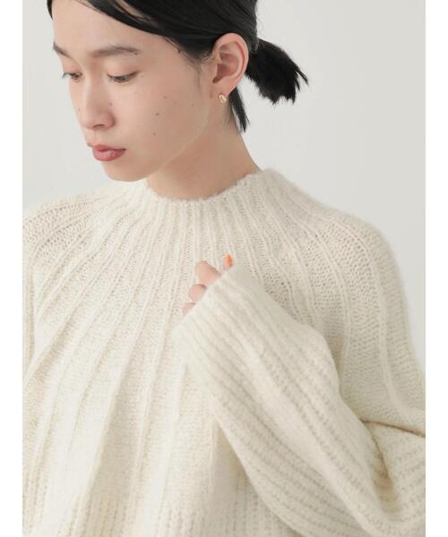 AMERICAN HOLIC（アメリカンホリック）の「編違いラグランニットプルオーバー（ニット/セーター・レディース・アイボリー/グリーン/グレー系その他・M/L）」の20枚目の写真