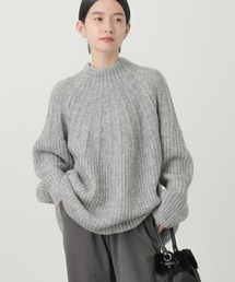 AMERICAN HOLIC | 編違いラグランニットプルオーバー(ニット/セーター)