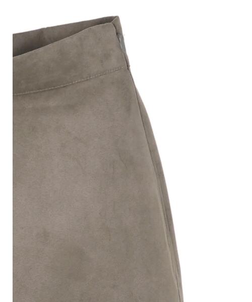 earth music&ecology（アースミュージックアンドエコロジー）の「フェイクスエード切替えスカート＊（スカート・レディース・ブラウン/グレイッシュベージュ・S/M）」の22枚目の写真