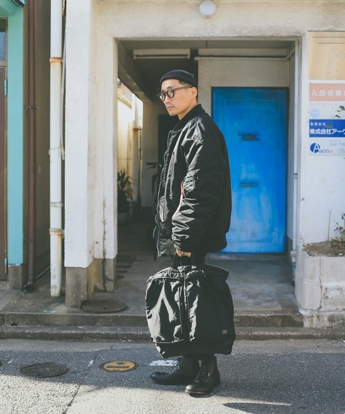 Alpha Industries(アルファインダストリーズ)の「ALPHA アルファ TA0426 MA-1 NATUS NEO フライトジャケット(MA-1・メンズ・ブラック/マルーン/ライトグレー・M/L/XL/S)」の7枚目の写真