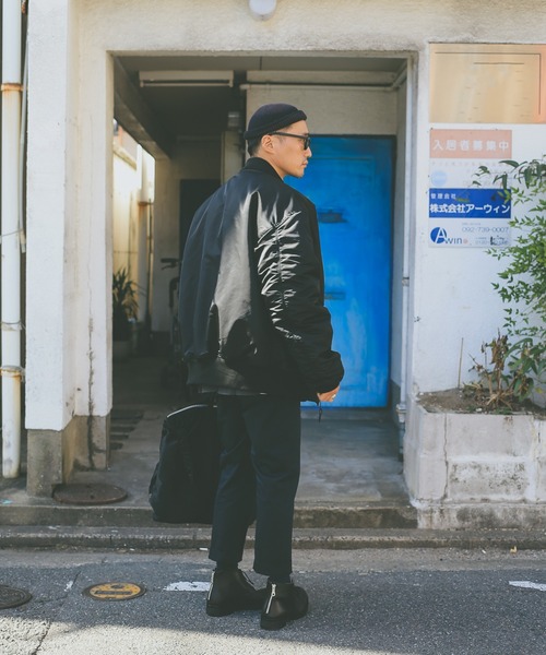Alpha Industries(アルファインダストリーズ)の「ALPHA アルファ TA0426 MA-1 NATUS NEO フライトジャケット(MA-1・メンズ・ブラック/マルーン/ライトグレー・M/L/XL/S)」の10枚目の写真
