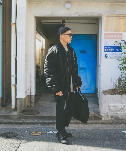 Alpha Industries(アルファインダストリーズ)の「ALPHA アルファ TA0426 MA-1 NATUS NEO フライトジャケット(MA-1・メンズ・ブラック/マルーン/ライトグレー・M/L/XL/S)」の11枚目の写真