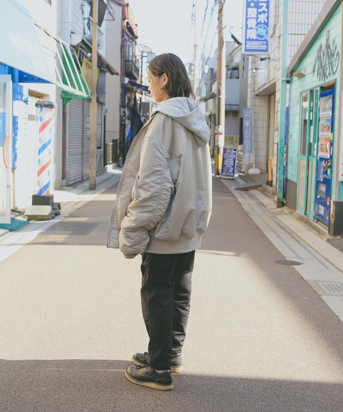 Alpha Industries(アルファインダストリーズ)の「ALPHA アルファ TA0426 MA-1 NATUS NEO フライトジャケット(MA-1・メンズ・ブラック/マルーン/ライトグレー・M/L/XL/S)」の15枚目の写真