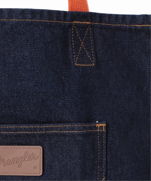 Wrangler(ラングラー)の「【Wrangler / ラングラー】TOTE BAG / トートバッグ(トートバッグ・メンズ・ライトインディゴブルー/キナリ/ワンウォッシュ・FREE)」の14枚目の写真