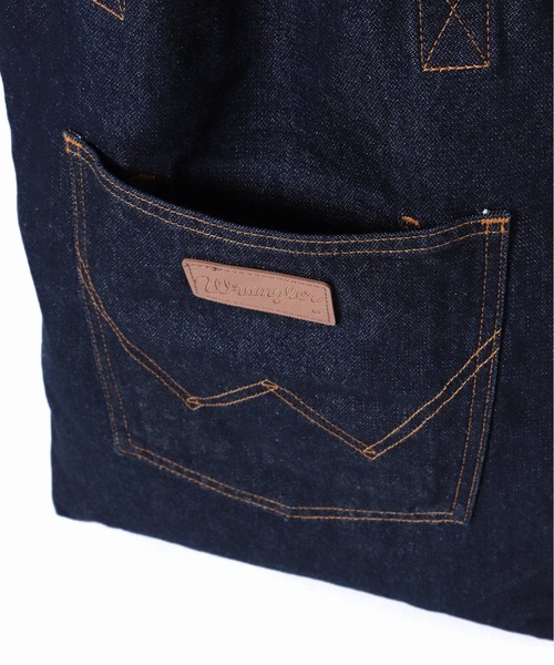 Wrangler(ラングラー)の「【Wrangler / ラングラー】TOTE BAG / トートバッグ(トートバッグ・メンズ・ライトインディゴブルー/キナリ/ワンウォッシュ・FREE)」の11枚目の写真