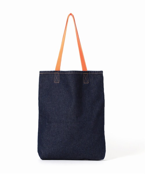 Wrangler(ラングラー)の「【Wrangler / ラングラー】TOTE BAG / トートバッグ(トートバッグ・メンズ・ライトインディゴブルー/キナリ/ワンウォッシュ・FREE)」の5枚目の写真