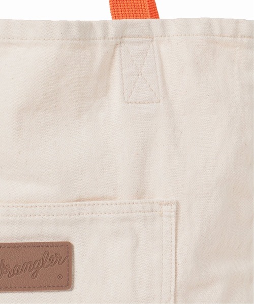 Wrangler(ラングラー)の「【Wrangler / ラングラー】TOTE BAG / トートバッグ(トートバッグ・メンズ・ライトインディゴブルー/キナリ/ワンウォッシュ・FREE)」の12枚目の写真